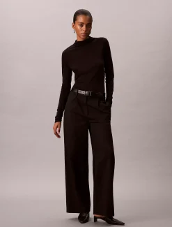 Calvin Klein Schlankes Top mit Stehkragen^Damen T-shirts & Tops