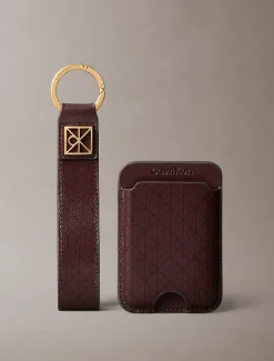 Calvin Klein Schlüsselanhänger und Kartenhalter mit Monogramm-Logo^Damen Geldbörsen & Etuis