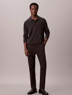 Calvin Klein Schmal zulaufende Chinohose aus Satin^Herren Hosen & Shorts