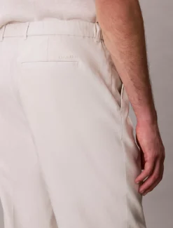 Calvin Klein Schmal zulaufende Hose aus Leinen-Mix^Herren Hosen & Shorts|Anzüge