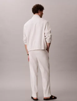 Calvin Klein Schmal zulaufende Hose aus Leinen-Mix^Herren Hosen & Shorts|Anzüge