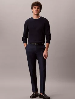 Calvin Klein Schmale Anzughose aus Leinen-Mix^Herren Hosen & Shorts|Anzüge