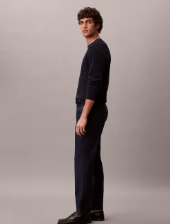 Calvin Klein Schmale Anzughose aus Leinen-Mix^Herren Hosen & Shorts|Anzüge