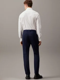 Calvin Klein Schmale Anzughose aus Stretch-Wolle^Herren Hosen & Shorts|Anzüge