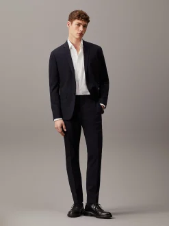 Calvin Klein Schmale Anzughose aus Stretch-Wolle^Herren Hosen & Shorts|Anzüge