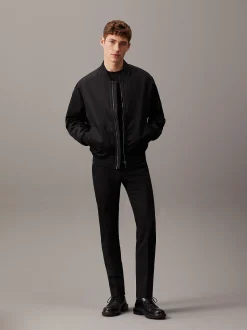 Calvin Klein Schmale Anzughose aus Stretch-Wolle^Herren Hosen & Shorts|Anzüge