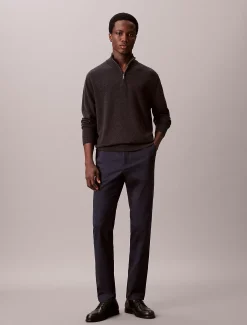 Calvin Klein Schmale Chino-Hose aus Satin^Herren Hosen & Shorts