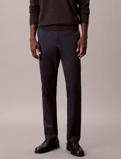 Calvin Klein Schmale Chino-Hose aus Satin^Herren Hosen & Shorts