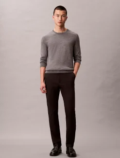 Calvin Klein Schmale Chino-Hose aus Satin^Herren Hosen & Shorts