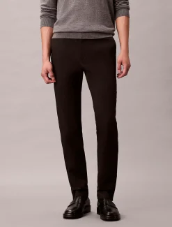 Calvin Klein Schmale Chino-Hose aus Satin^Herren Hosen & Shorts