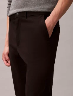 Calvin Klein Schmale Chino-Hose aus Satin^Herren Hosen & Shorts