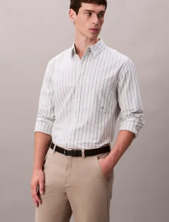 Calvin Klein Schmale Chino-Hose aus Twill^Herren Hosen & Shorts