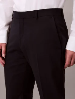 Calvin Klein Schmale Hose aus Stretch-Wolle^Herren Hosen & Shorts|Anzüge