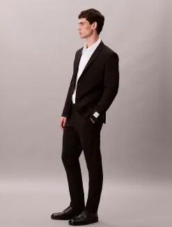 Calvin Klein Schmale Hose aus Stretch-Wolle^Herren Hosen & Shorts|Anzüge