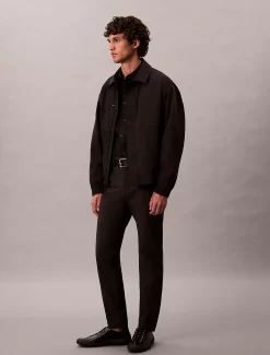 Calvin Klein Schmale Hose aus technischem Gewebe^Herren Hosen & Shorts