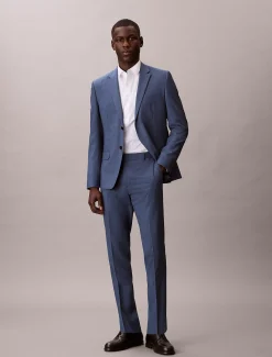 Calvin Klein Schmale Hose mit Hahnentrittmuster^Herren Anzüge|Hosen & Shorts