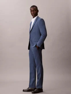 Calvin Klein Schmale Hose mit Hahnentrittmuster^Herren Anzüge|Hosen & Shorts