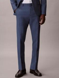 Calvin Klein Schmale Hose mit Hahnentrittmuster^Herren Anzüge|Hosen & Shorts