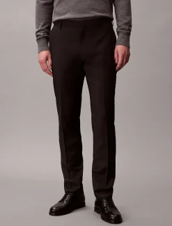 Calvin Klein Schmale Hose mit Mikro-Punktemuster^Herren Hosen & Shorts|Anzüge