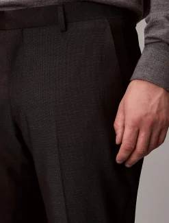 Calvin Klein Schmale Hose mit Mikro-Punktemuster^Herren Hosen & Shorts|Anzüge