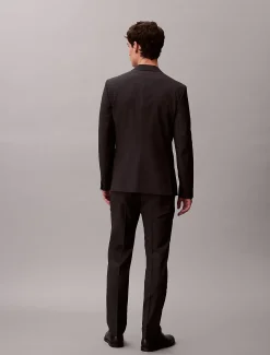 Calvin Klein Schmale Hose mit Mikro-Punktemuster^Herren Hosen & Shorts|Anzüge