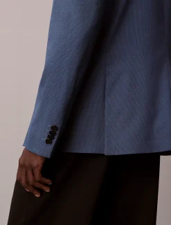 Calvin Klein Schmaler Blazer mit Hahnentrittmuster^Herren Anzüge