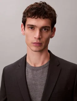 Calvin Klein Schmaler Blazer mit Mikro-Punktemuster^Herren Anzüge