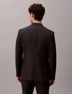 Calvin Klein Schmaler Blazer mit Mikro-Punktemuster^Herren Anzüge
