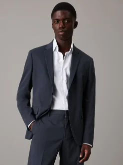 Calvin Klein Schmaler, strukturierter Blazer^Herren Anzüge|JackenFrisch Eingetroffen