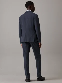 Calvin Klein Schmaler, strukturierter Blazer^Herren Anzüge|JackenFrisch Eingetroffen