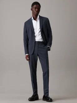 Calvin Klein Schmaler, strukturierter Blazer^Herren Anzüge|JackenFrisch Eingetroffen