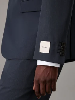 Calvin Klein Schmaler, strukturierter Blazer^Herren Anzüge|JackenFrisch Eingetroffen