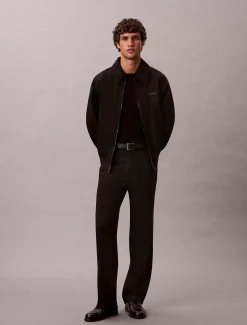 Calvin Klein Schmales Baumwoll-T-Shirt mit Liquid Touch^Herren T-shirts