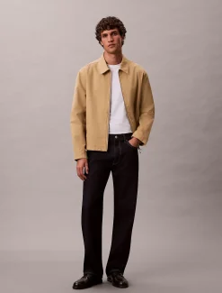 Calvin Klein Schmales Baumwoll-T-Shirt mit Liquid Touch^Herren T-shirts