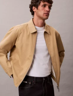 Calvin Klein Schmales Baumwoll-T-Shirt mit Liquid Touch^Herren T-shirts