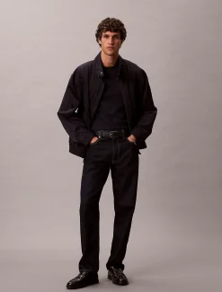 Calvin Klein Schmales Baumwoll-T-Shirt mit Liquid Touch^Herren T-shirts