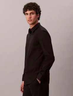 Calvin Klein Schmales Button-Down-Hemd aus Stretch^Herren Hemden & Poloshirts