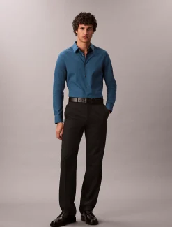 Calvin Klein Schmales Button-Down-Hemd aus Stretch^Herren Hemden & Poloshirts