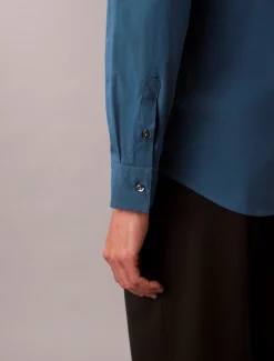 Calvin Klein Schmales Button-Down-Hemd aus Stretch^Herren Hemden & Poloshirts