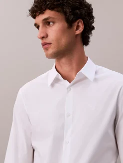Calvin Klein Schmales Button-Down-Hemd aus Stretch^Herren Hemden & Poloshirts