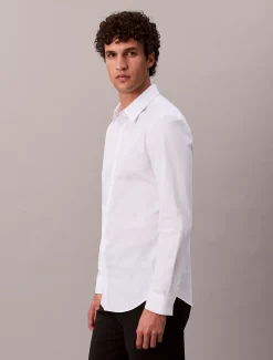 Calvin Klein Schmales Button-Down-Hemd aus Stretch^Herren Hemden & Poloshirts