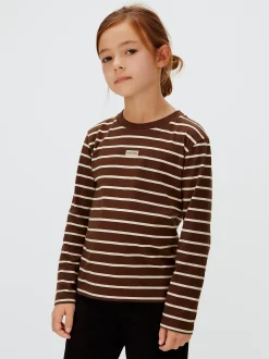 Calvin Klein Schmales gestreiftes T-Shirt^Kinder Kleidung