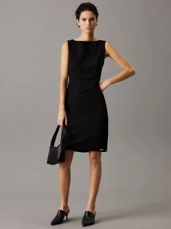 Calvin Klein Schmales Kleid mit Raffungen^Damen Kleider & Röcke