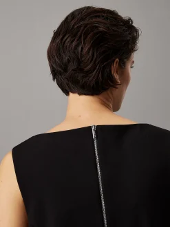 Calvin Klein Schmales Kleid mit Raffungen^Damen Kleider & Röcke