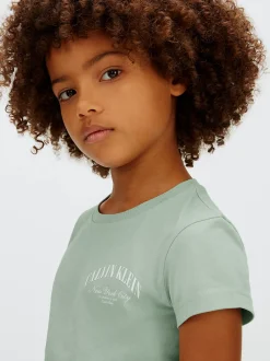 Calvin Klein Schmales Logo-T-Shirt^Kinder T-shirts & Tops|Kleidung