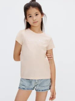 Calvin Klein Schmales Logo-T-Shirt^Kinder T-shirts & Tops|Kleidung