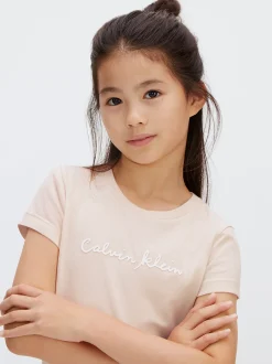 Calvin Klein Schmales Logo-T-Shirt^Kinder T-shirts & Tops|Kleidung