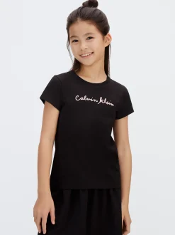 Calvin Klein Schmales Logo-T-Shirt^Kinder T-shirts & Tops|Kleidung