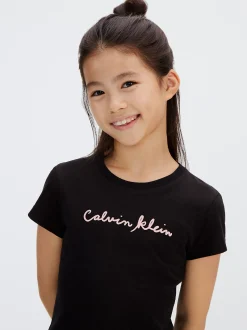 Calvin Klein Schmales Logo-T-Shirt^Kinder T-shirts & Tops|Kleidung