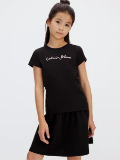 Calvin Klein Schmales Logo-T-Shirt^Kinder T-shirts & Tops|Kleidung